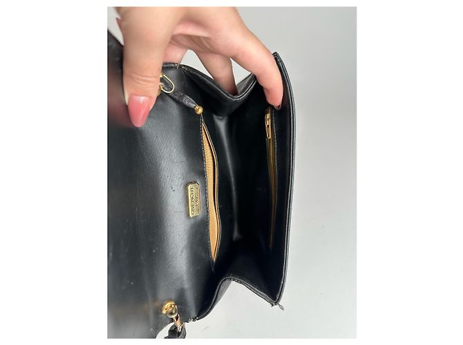 Vintage Givenchy 4G Ledertasche schwarz - Ansicht 7