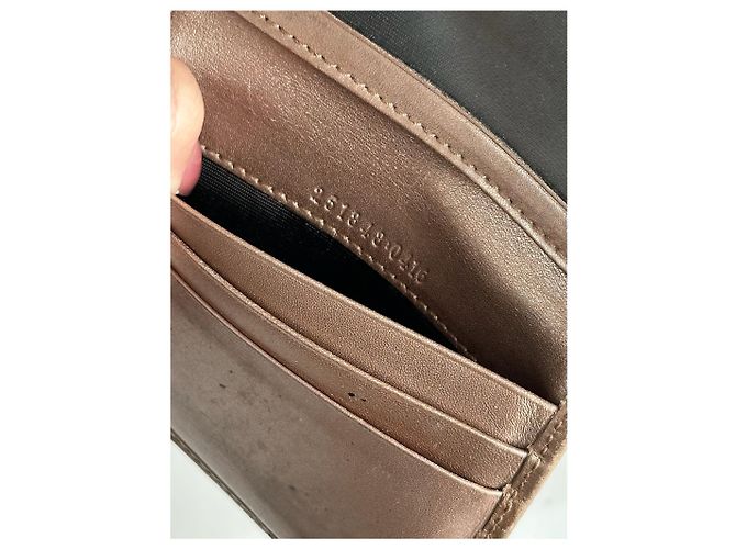 Vintage Gucci Monogramm Kartenhalter in rosé Metall Lila - Ansicht 4