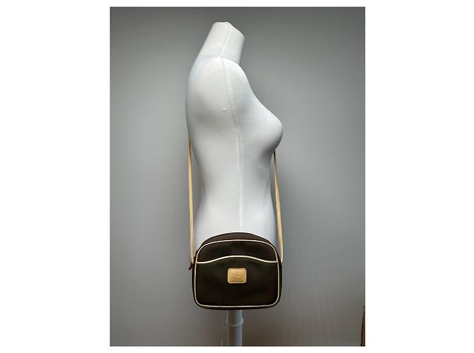 Vintage Courreges Tasche schwarz braun - Ansicht 3
