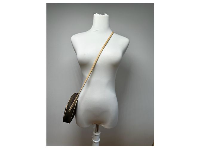 Vintage Courreges Tasche schwarz braun - Ansicht 4