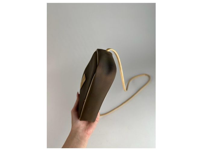 Vintage Courreges Tasche schwarz braun - Ansicht 8