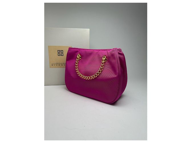 Vintage Givenchy Tasche rosa Lila - Ansicht 15