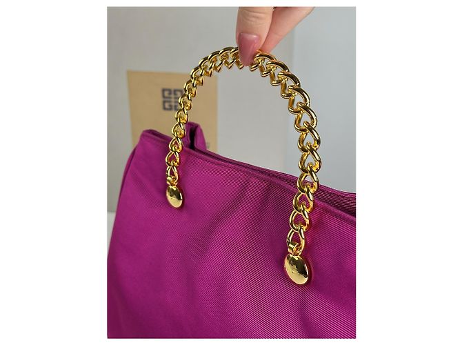 Vintage Givenchy Tasche rosa Lila - Ansicht 9