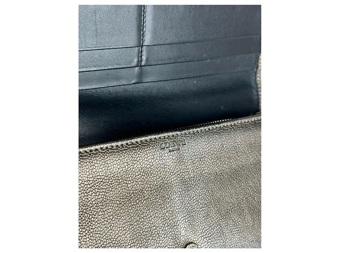 Vintage Loewe Madrid Leather Wallet Bronze Silvery - view 6