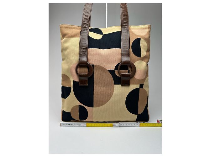 Vintage Marni Canvas Tasche mehrfarbig Mehrfarben - Ansicht 12