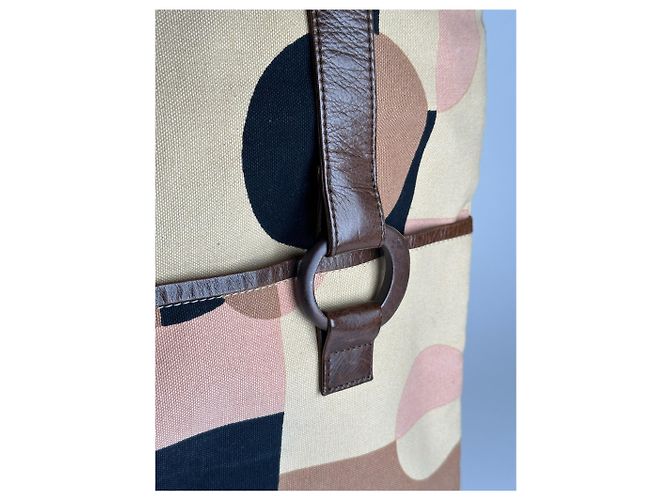 Vintage Marni Canvas Tasche mehrfarbig Mehrfarben - Ansicht 3