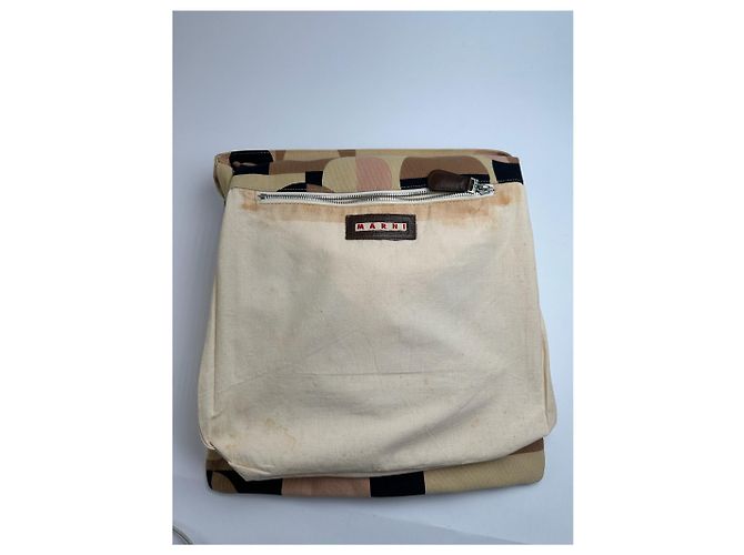 Vintage Marni Canvas Tasche mehrfarbig Mehrfarben - Ansicht 4