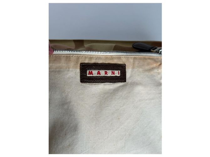 Vintage Marni Canvas Tasche mehrfarbig Mehrfarben - Ansicht 5