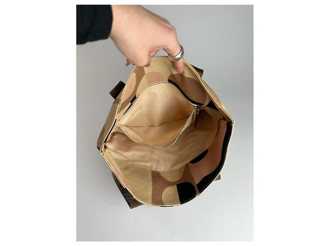 Vintage Marni Canvas Tasche mehrfarbig Mehrfarben - Ansicht 6