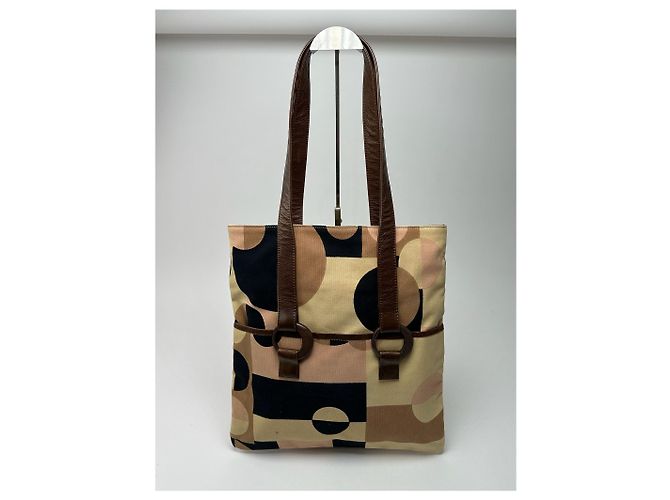 Vintage Marni Canvas Tasche mehrfarbig Mehrfarben - Ansicht 7