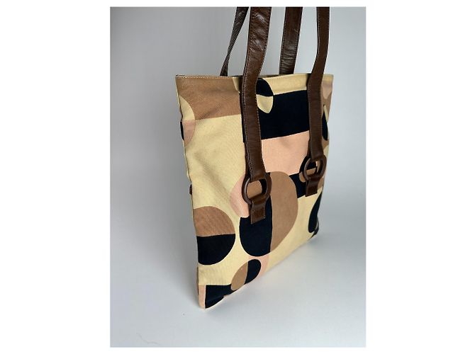 Vintage Marni Canvas Tasche mehrfarbig Mehrfarben - Ansicht 8