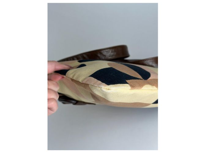 Vintage Marni Canvas Tasche mehrfarbig Mehrfarben - Ansicht 9