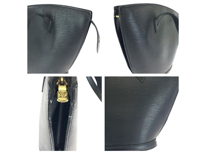 Borsa Tote Epi Saint Jacques di Louis Vuitton Nero - vista 6