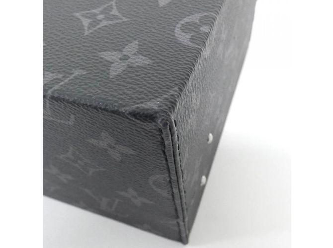 Estuche para reloj Monogram Eclipse Louis Vuitton Negro - vista 3