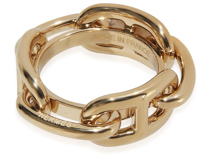 Goldplattierter Regate-Schalring von Hermès - Ansicht 2