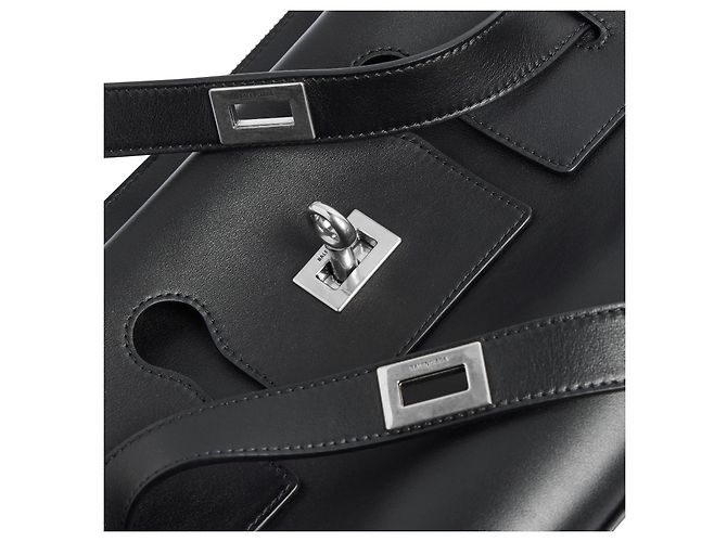 Balenciaga BORSA MESSENGER CON ZIP BEL AIR PICCOLA DA UOMO IN NERO - vista 2