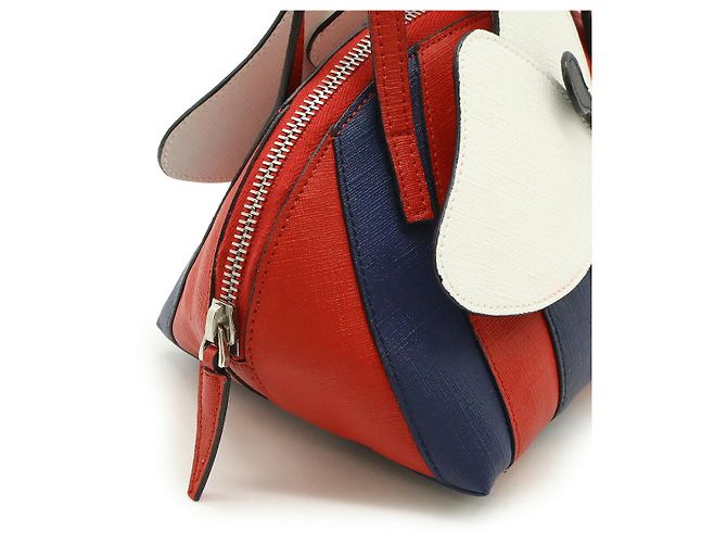 Bolso de cuero con abeja para niños Gucci Roja - vista 6