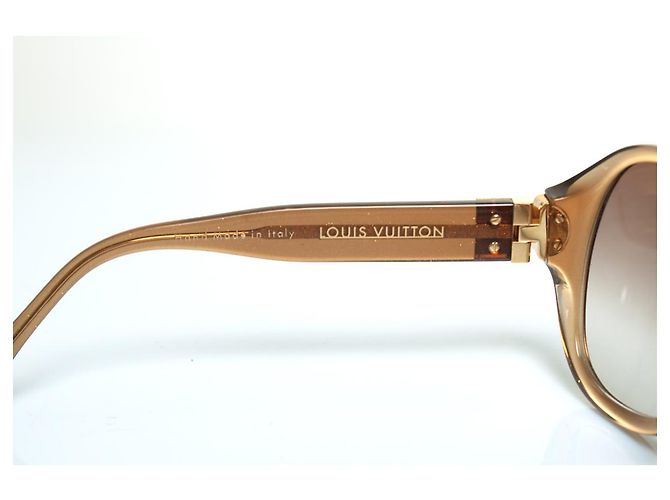 Gafas de sol oversize con glitter Soupcon de Louis Vuitton Castaño - vista 7