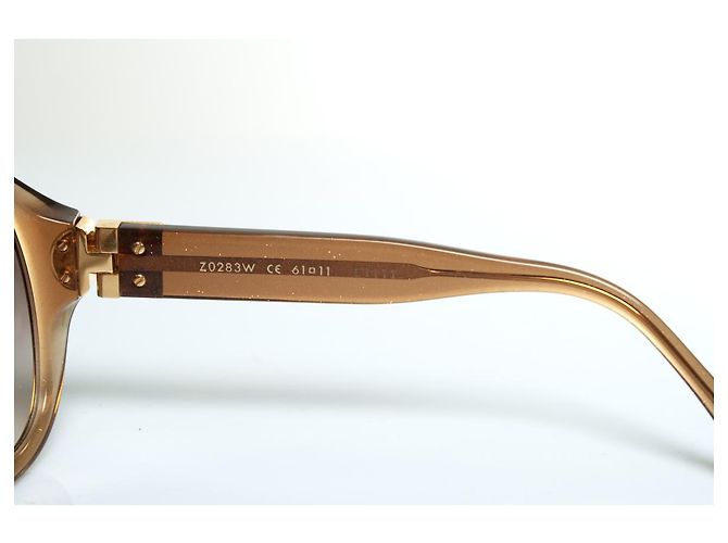 Gafas de sol oversize con glitter Soupcon de Louis Vuitton Castaño - vista 8