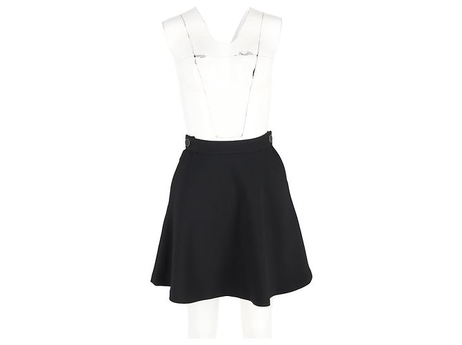 Falda mini A-Line Sandro en poliéster negro - vista 4
