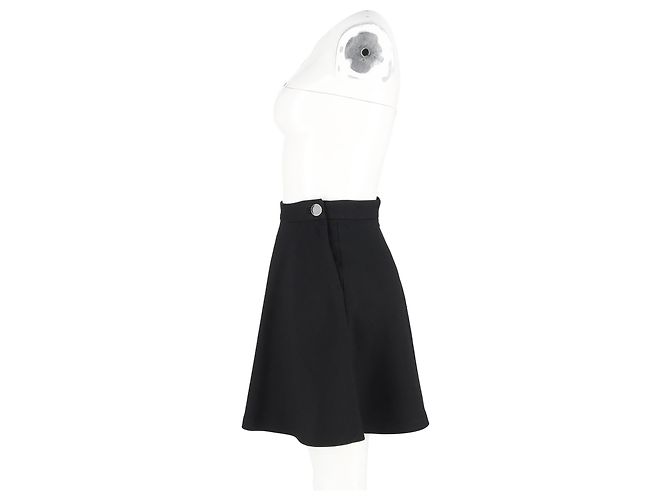 Falda mini A-Line Sandro en poliéster negro - vista 5