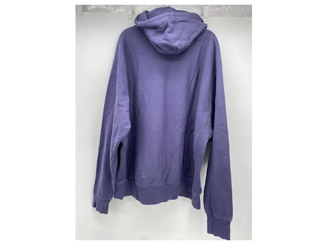 Autre Marque Bedruckter Kapuzenpullover Lila - Ansicht 2