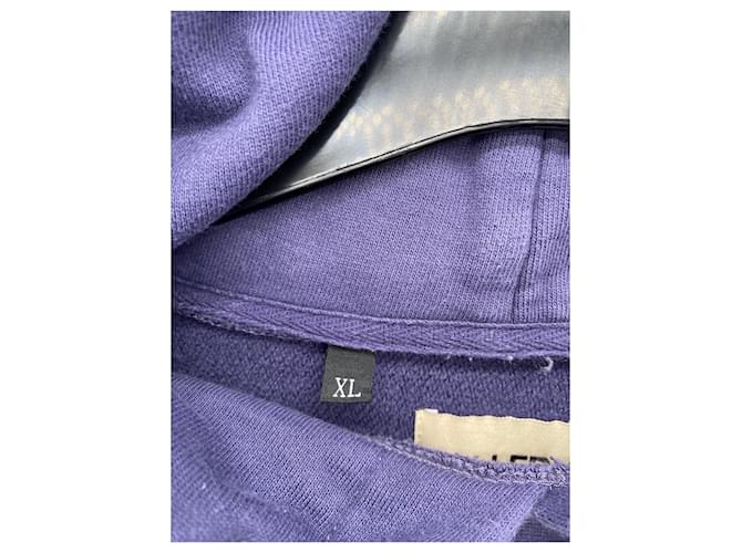 Autre Marque Bedruckter Kapuzenpullover Lila - Ansicht 3