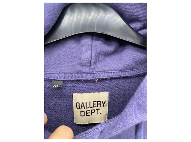 Autre Marque Bedruckter Kapuzenpullover Lila - Ansicht 4