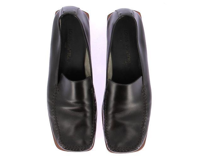 Sneaker Louis Vuitton in pelle nere e bianche Nero - vista 7