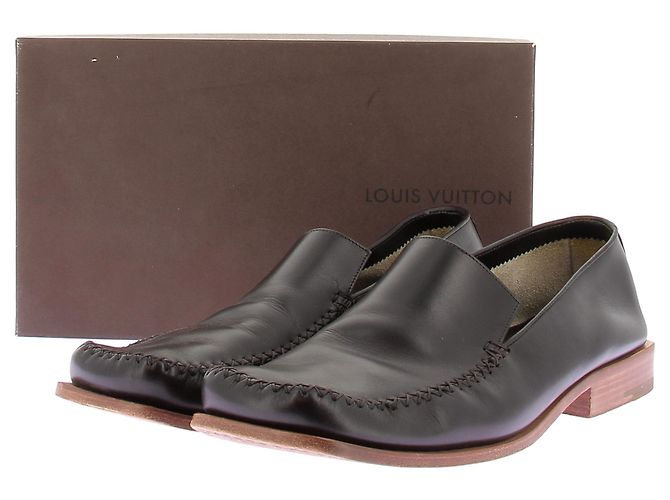 Sneaker Louis Vuitton in pelle nere e bianche Nero - vista 8