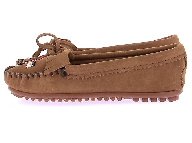Minnetonka Mocassini in camoscio marrone - vista 2