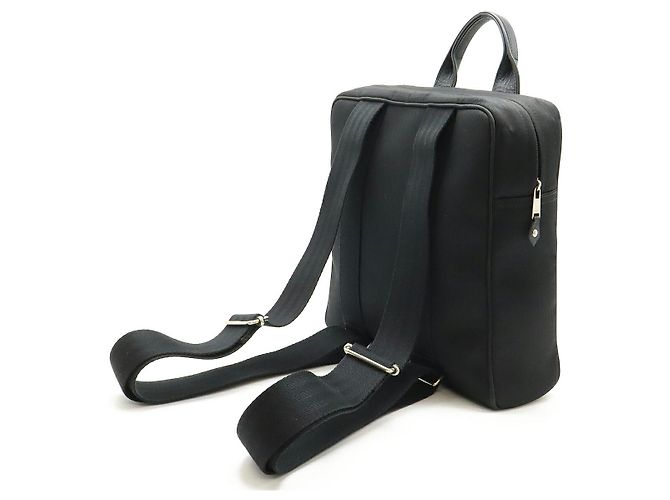 Hermès Borsa 2 in 1 in pelle Toile Chevron Hermes Acapulco Nero - vista 2