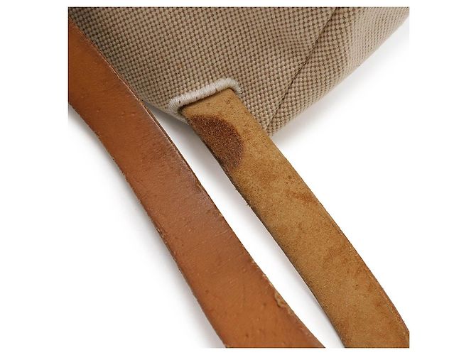 Borsa 2 in 1 in pelle Toile H Herbag di Hermès Metallico Bronzo - vista 6