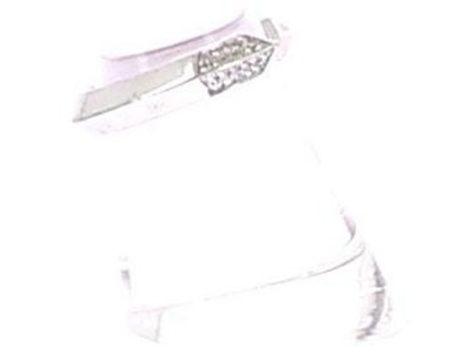 Autre Marque Anello "AnyWay" in argento rodiato e diamanti - vista 3