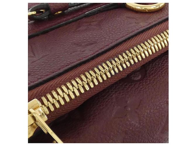 Borsa Louis Vuitton Monogram Empreinte Petillante Rosso - vista 4