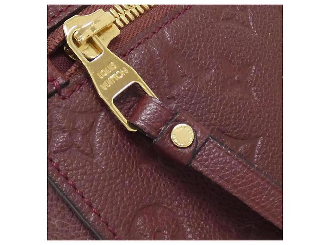 Borsa Louis Vuitton Monogram Empreinte Petillante Rosso - vista 5