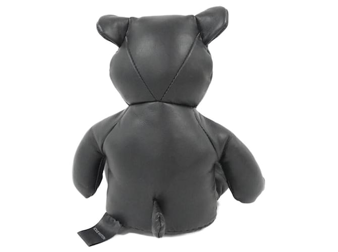 Ours en peluche Louis Vuitton Monogram Eclipse Flash Noir - vue 3