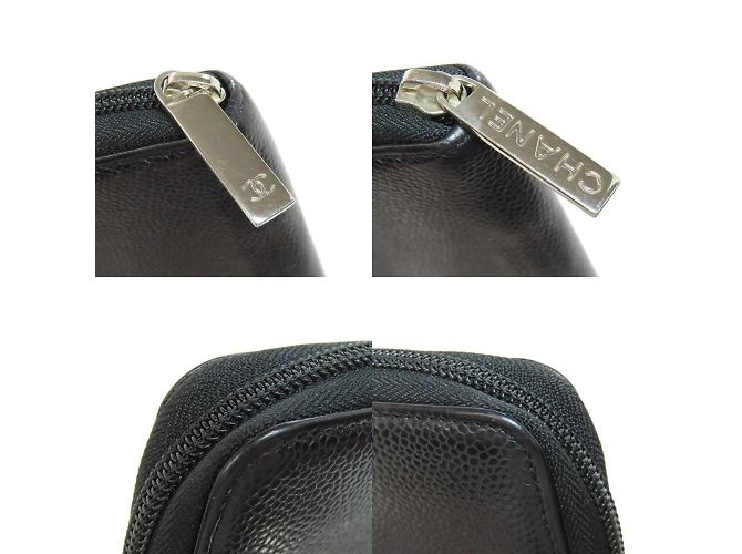 Chanel Coco Mark Lang Wallet Schwarz - Ansicht 9