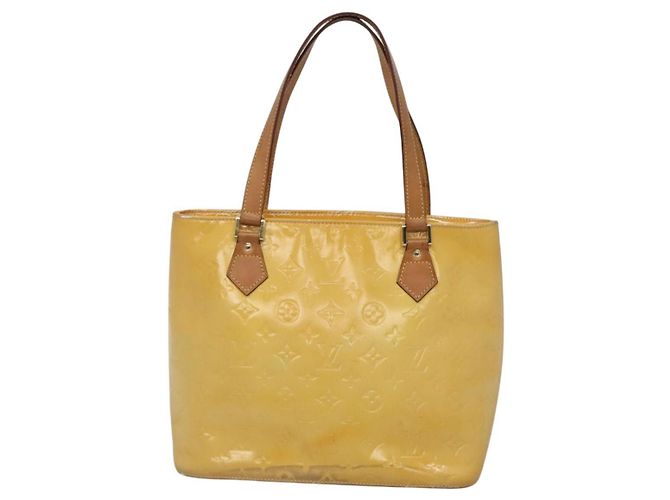 LOUIS VUITTON Monogram Vernis Houston Bolsa de Mão Cinza M91053 LV Auth bs24577 - view 13