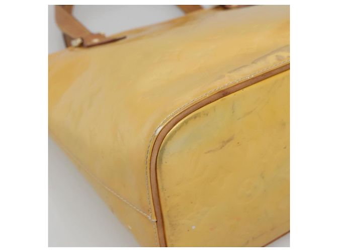 LOUIS VUITTON Monogram Vernis Houston Bolsa de Mão Cinza M91053 LV Auth bs24577 - view 14