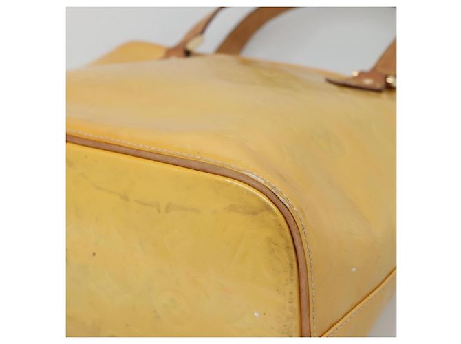 LOUIS VUITTON Monogram Vernis Houston Bolsa de Mão Cinza M91053 LV Auth bs24577 - view 15