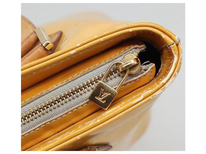 LOUIS VUITTON Monogram Vernis Houston Bolsa de Mão Cinza M91053 LV Auth bs24577 - view 17