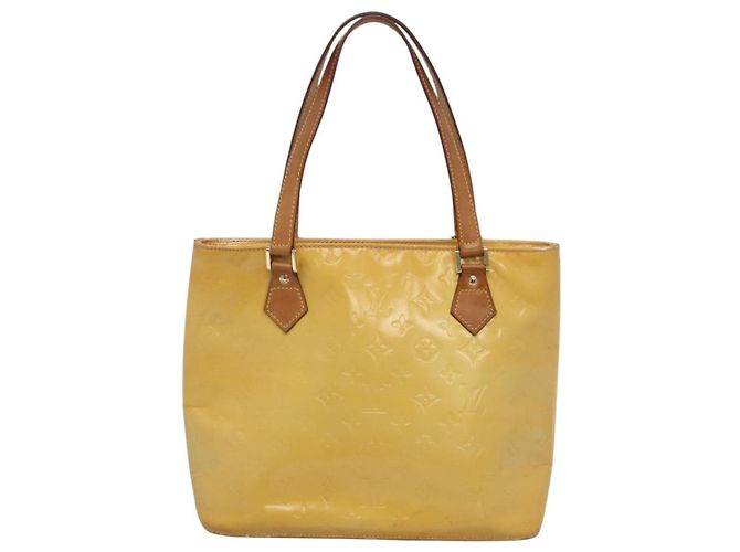 LOUIS VUITTON Monogram Vernis Houston Bolsa de Mão Cinza M91053 LV Auth bs24577 - view 2
