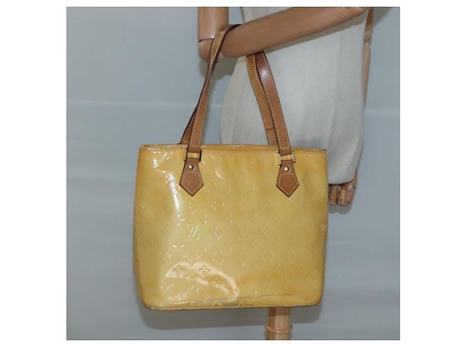 LOUIS VUITTON Monogram Vernis Houston Bolsa de Mão Cinza M91053 LV Auth bs24577 - view 23