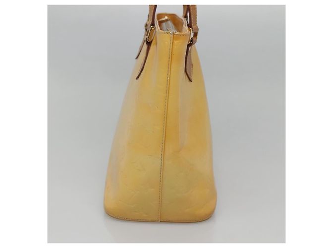 LOUIS VUITTON Monogram Vernis Houston Bolsa de Mão Cinza M91053 LV Auth bs24577 - view 4