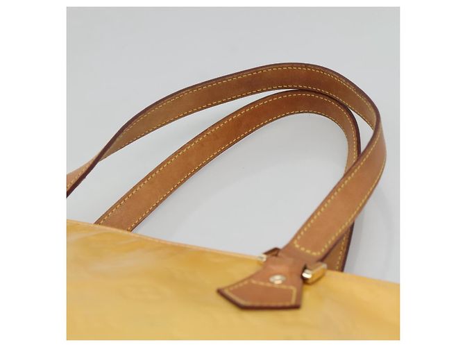 LOUIS VUITTON Monogram Vernis Houston Bolsa de Mão Cinza M91053 LV Auth bs24577 - view 8