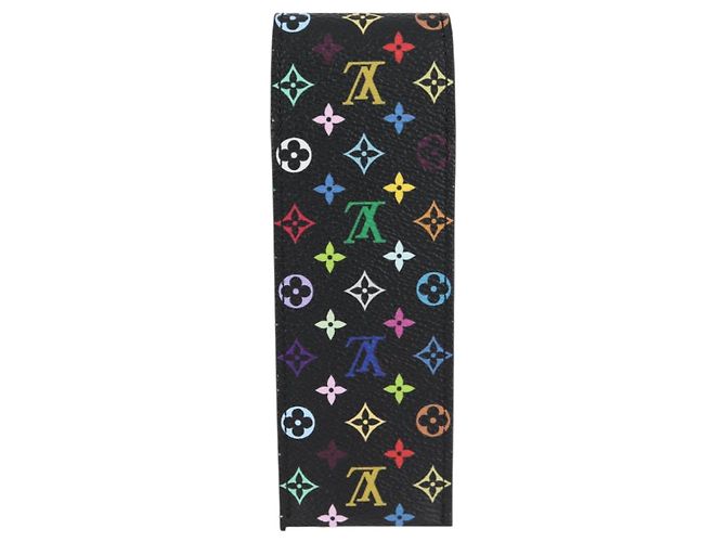 LOUIS VUITTON Monogramm Multicolor LVxTM Stiftetui Schwarz GI1312 LV Auth 117816SM - Ansicht 2