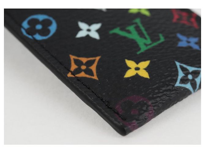 LOUIS VUITTON Monogramm Multicolor LVxTM Stiftetui Schwarz GI1312 LV Auth 117816SM - Ansicht 7