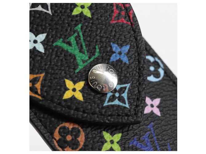 LOUIS VUITTON Monogramm Multicolor LVxTM Stiftetui Schwarz GI1312 LV Auth 117816SM - Ansicht 8
