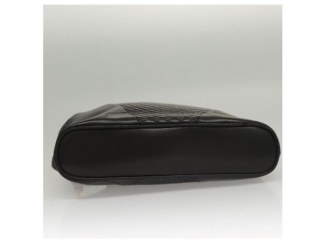 BALLY Borsa a Spalla in Pelle Nera e Oro Auth 118003 Nero D'oro - vista 5